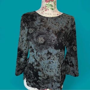Notations Floral Women's Top